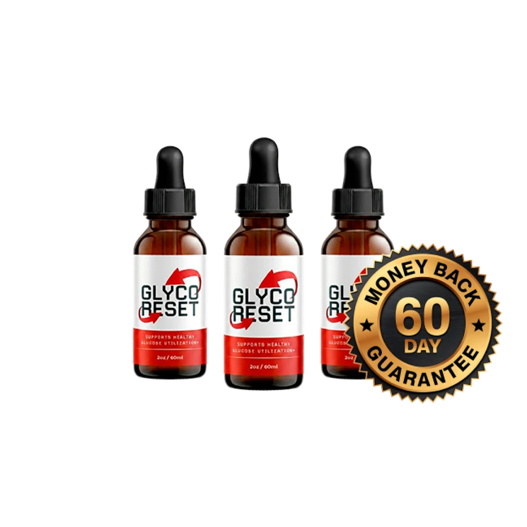GlycoReset® blood sugar drops — 3 bottle pack